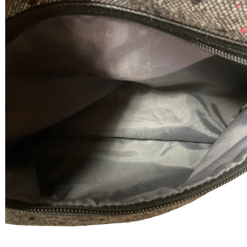 thirty-one‎ Women's Black Tweed Dot Casual Top Handle Crossbody Bag One Size